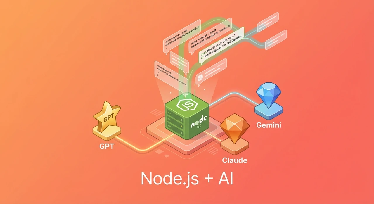 Node.js 开发 AI 聊天机器人完全指南：流式对话 + 多模型切换（2026）