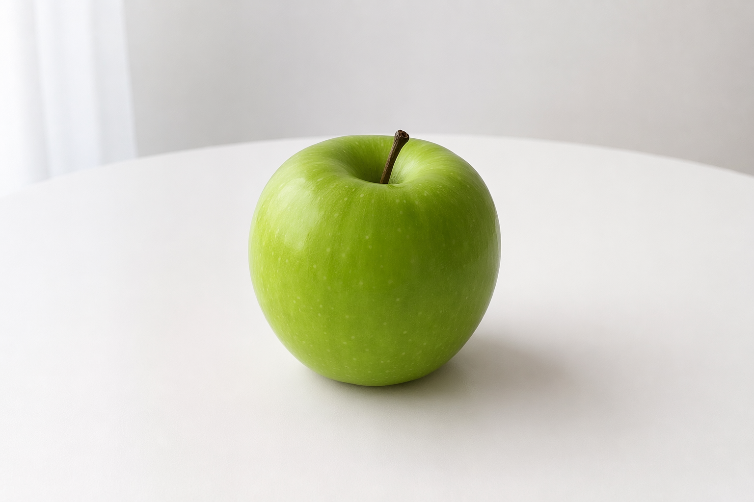 Edited green apple