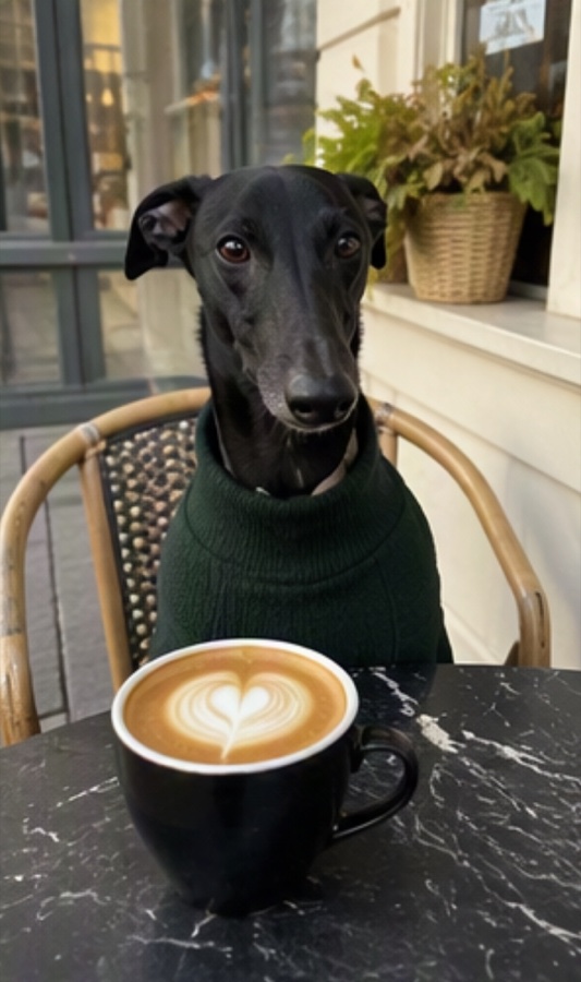Dog cafe vlog, one-click assembly · Reference image · img 048